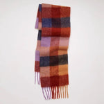 Nina Chunky Plaid Knit Scarf Scarf HAEL XIII 