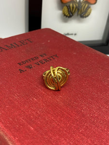 Gold plated ring Vintage Vintage 